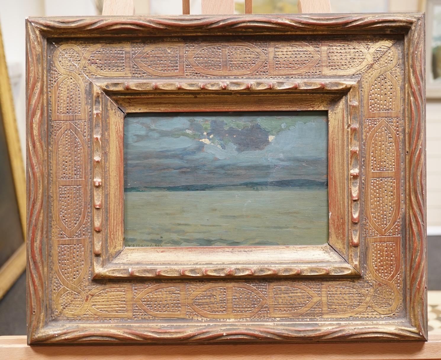 János Vaszary, Hungarian (1867-1939), 'Seascape 1904'